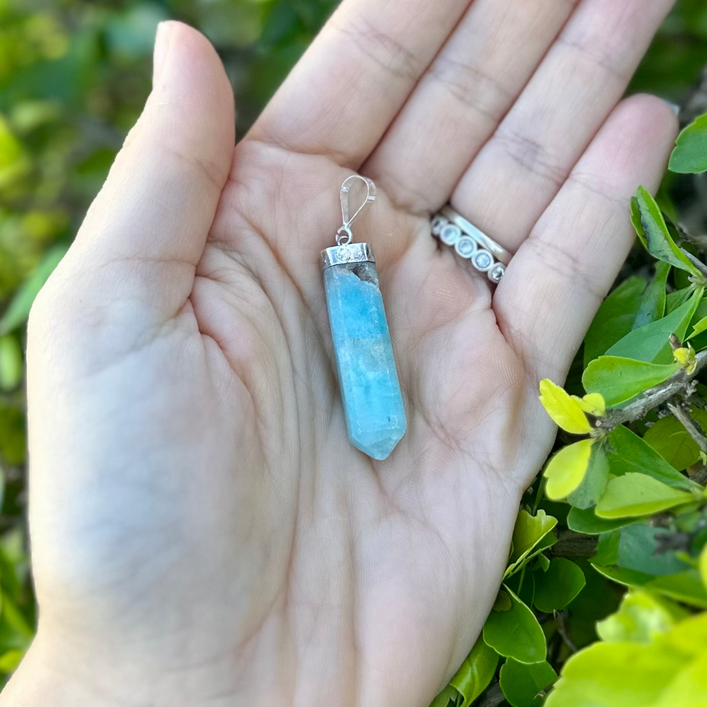 Caribbean Calcite Pendant