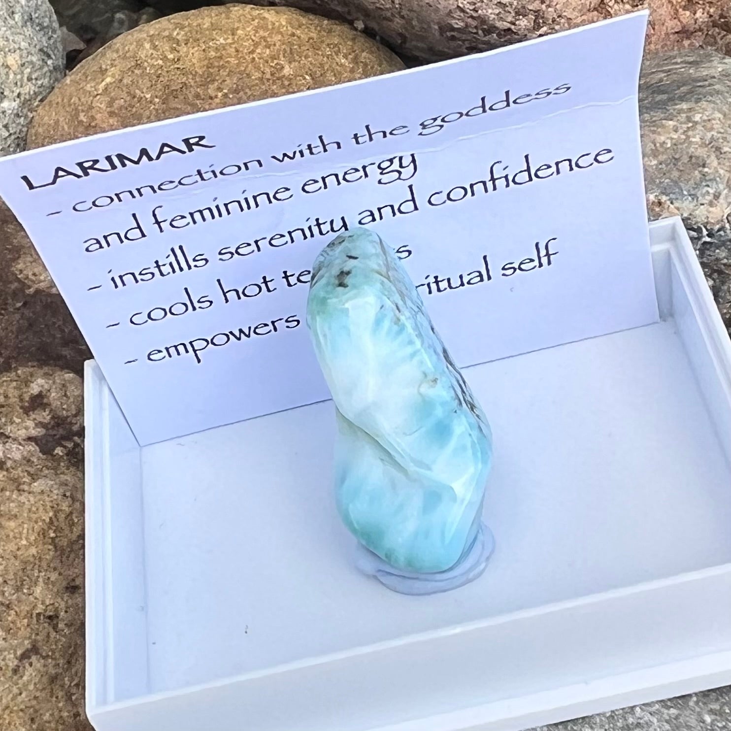 Larimar ~ Specialty Boxed Crystal