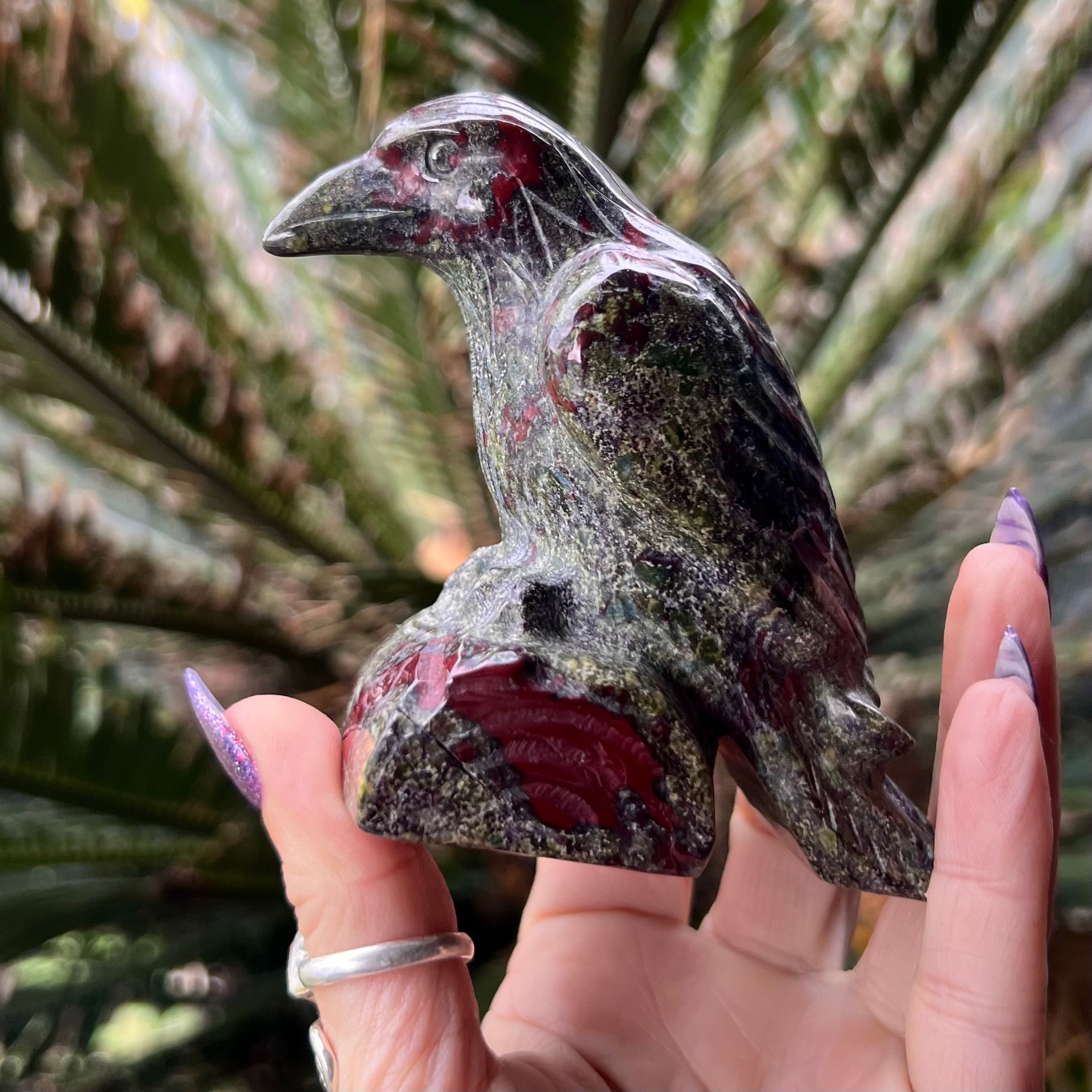 Raven Carving ~ Dragonsblood