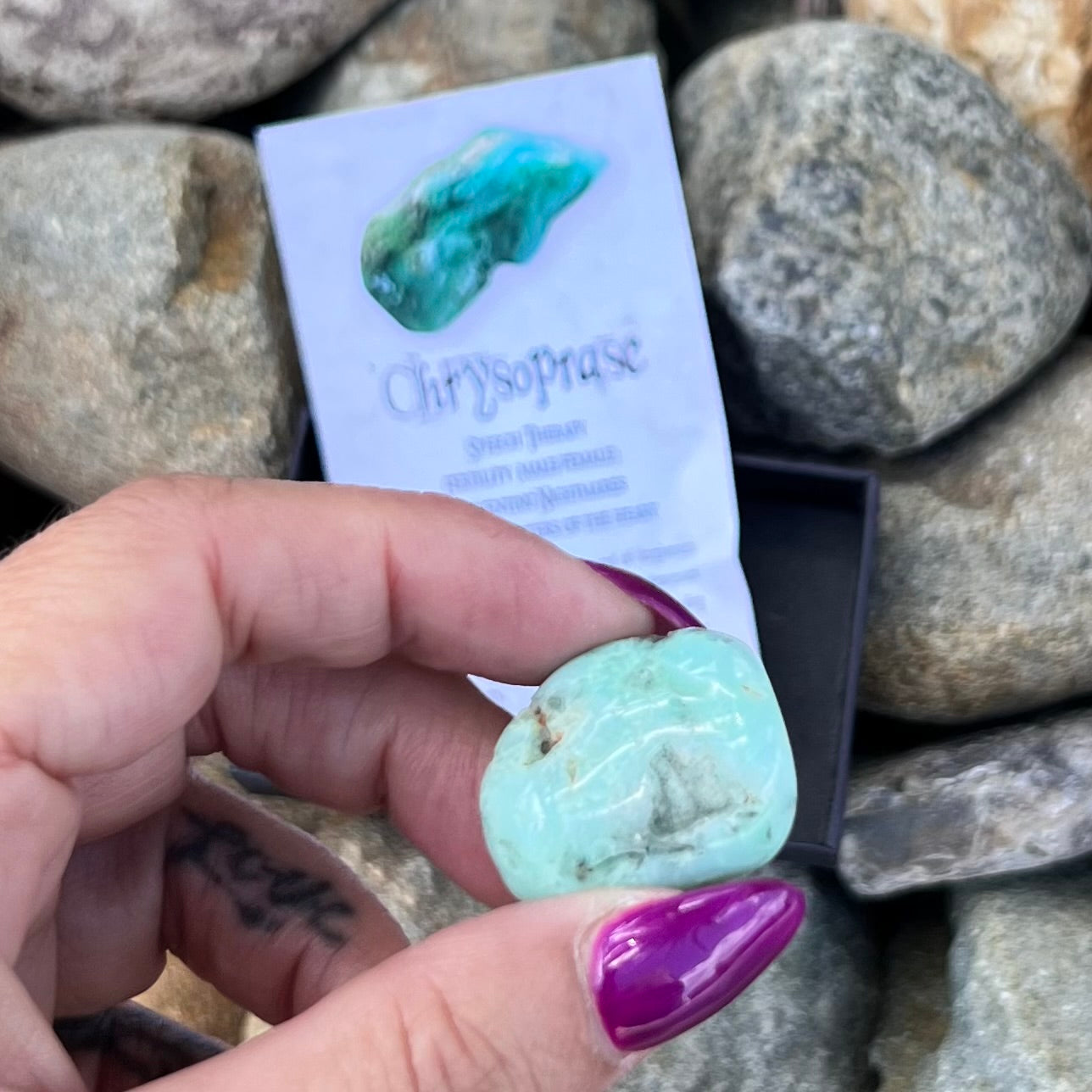 Chrysoprase ~ Specialty Boxed Crystal