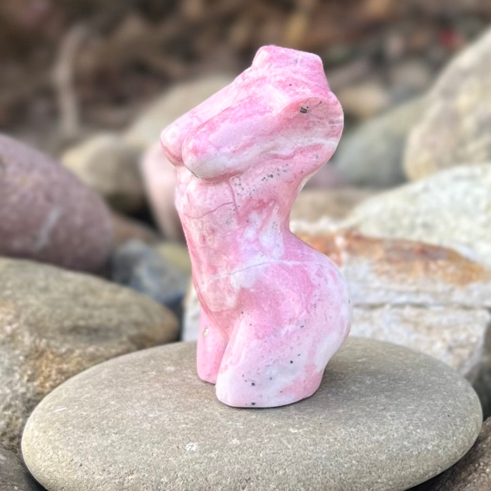 Pink Opal ~ Lady Body Carving ~ 2