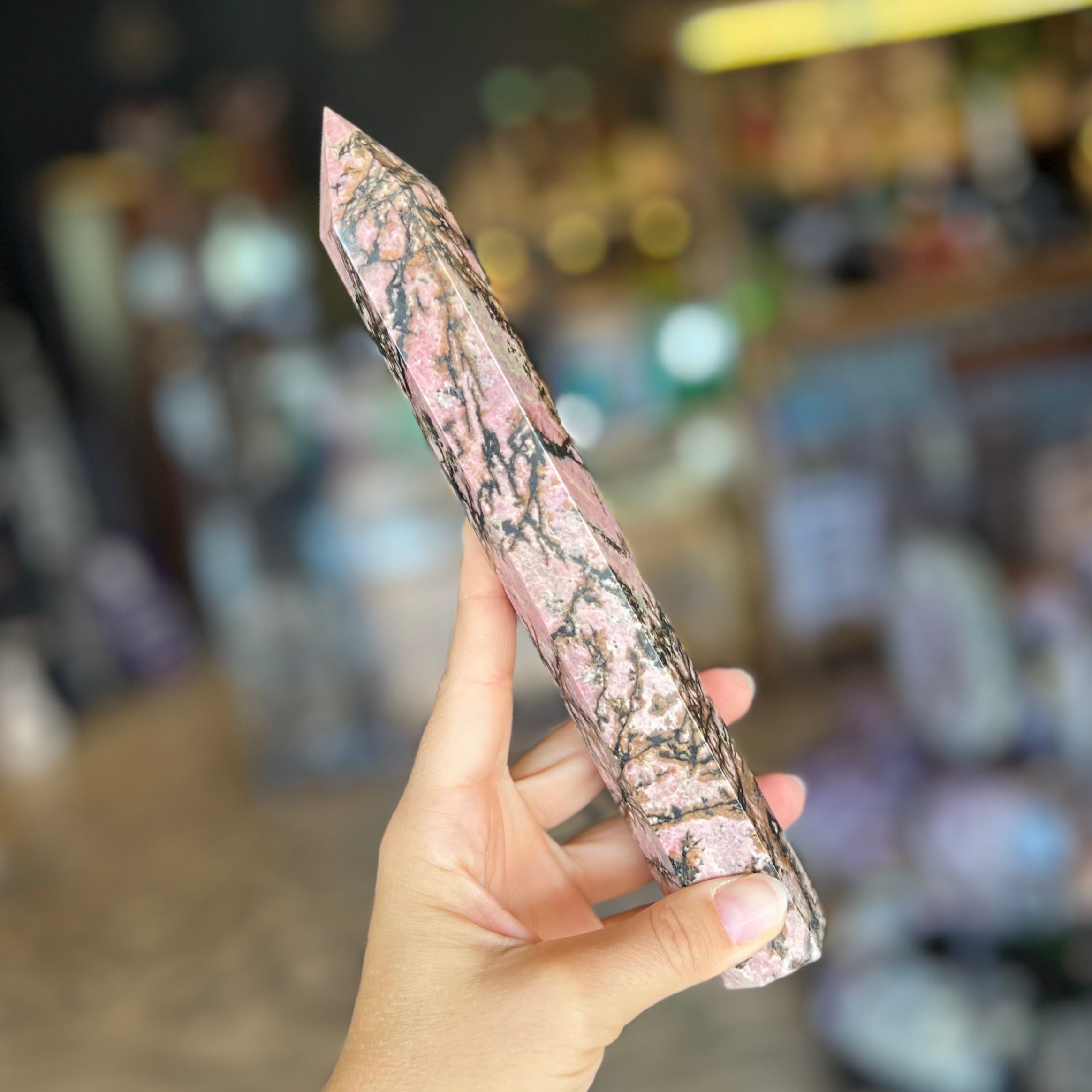 Rhodonite Large Tower