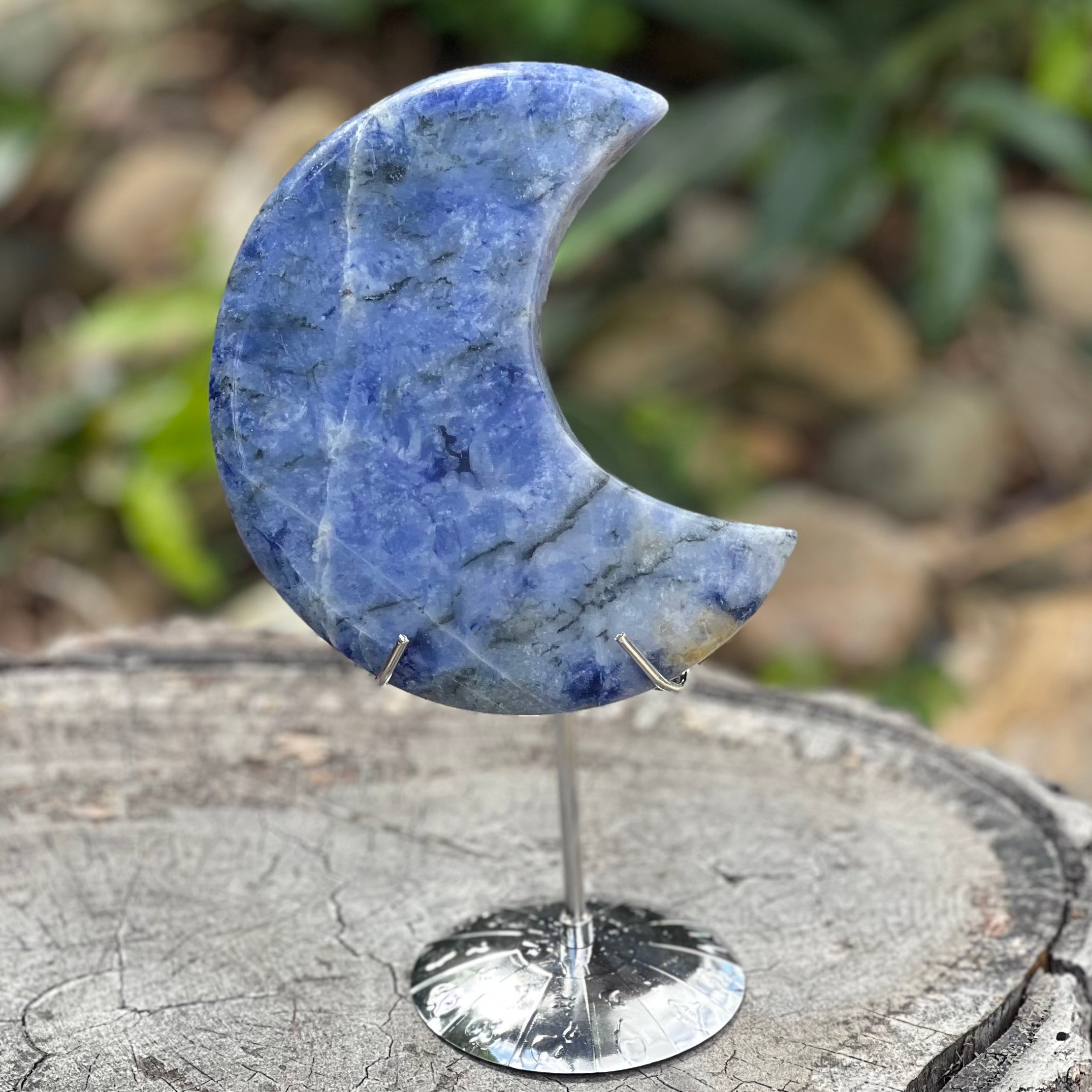 Dumortierite Crescent Moon