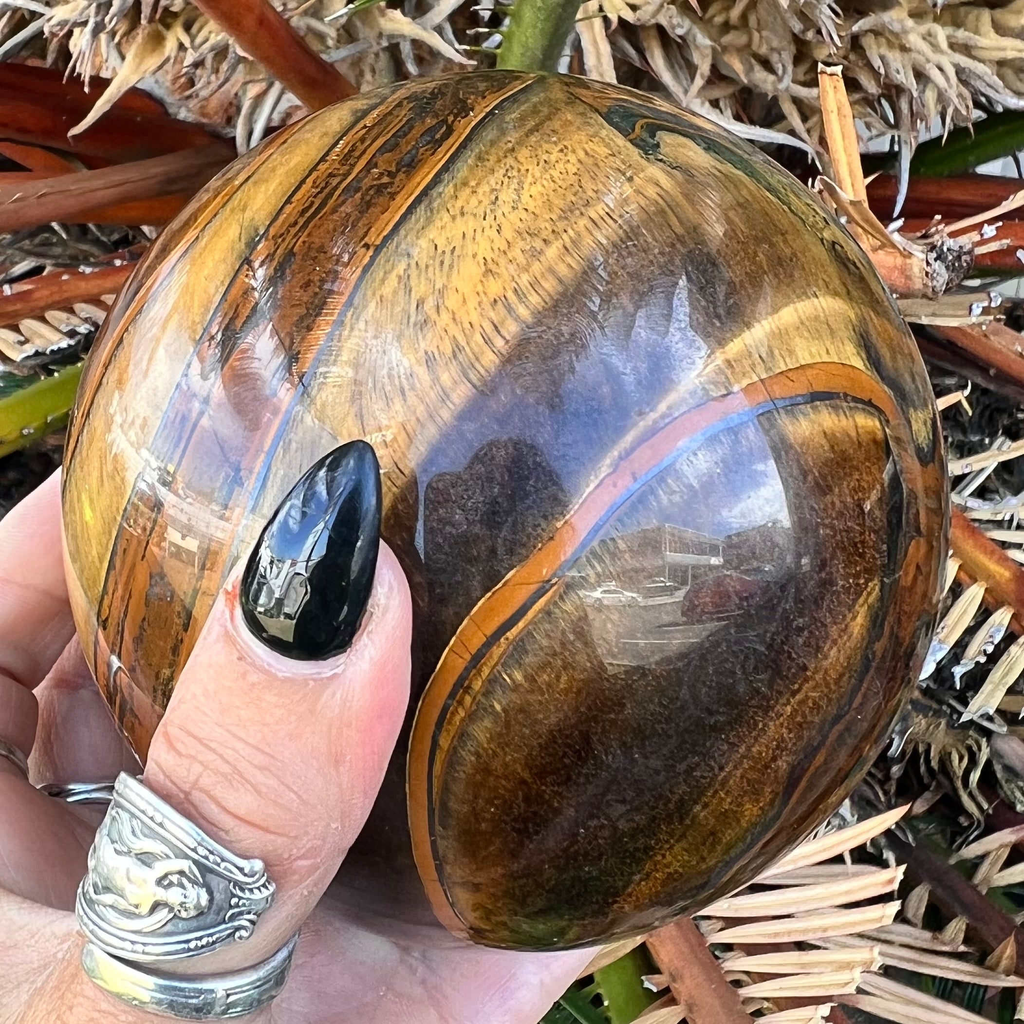Tiger Eye Sphere