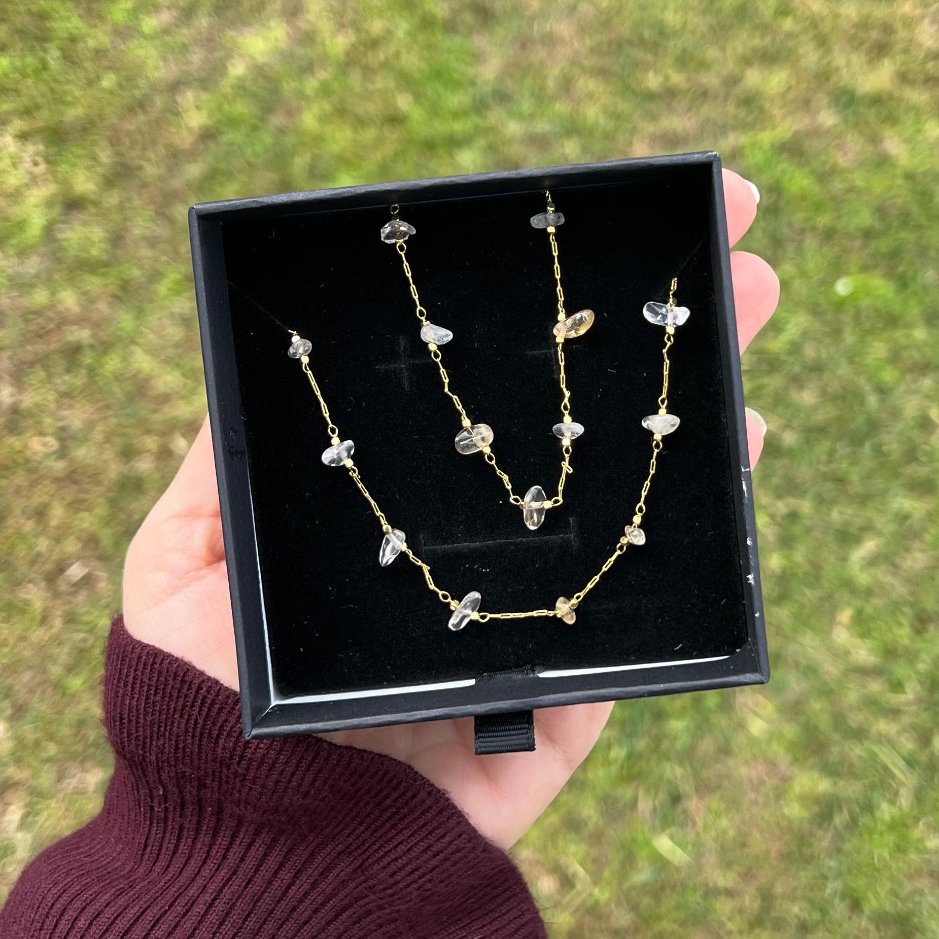 Muse Elegance ~ Citrine Set ~ Gold