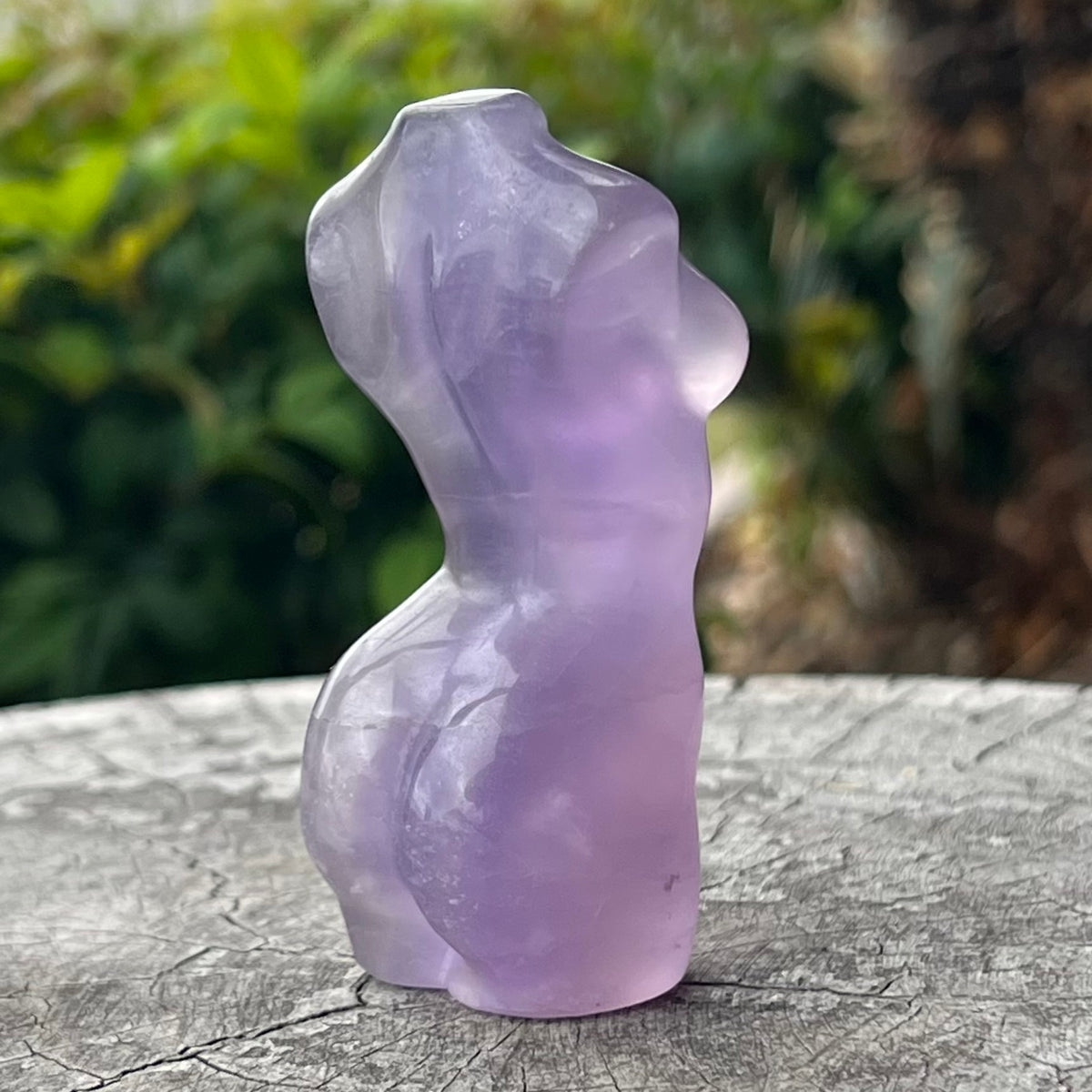 SALE ~ Purple Fluorite ~ Lady Body Carving