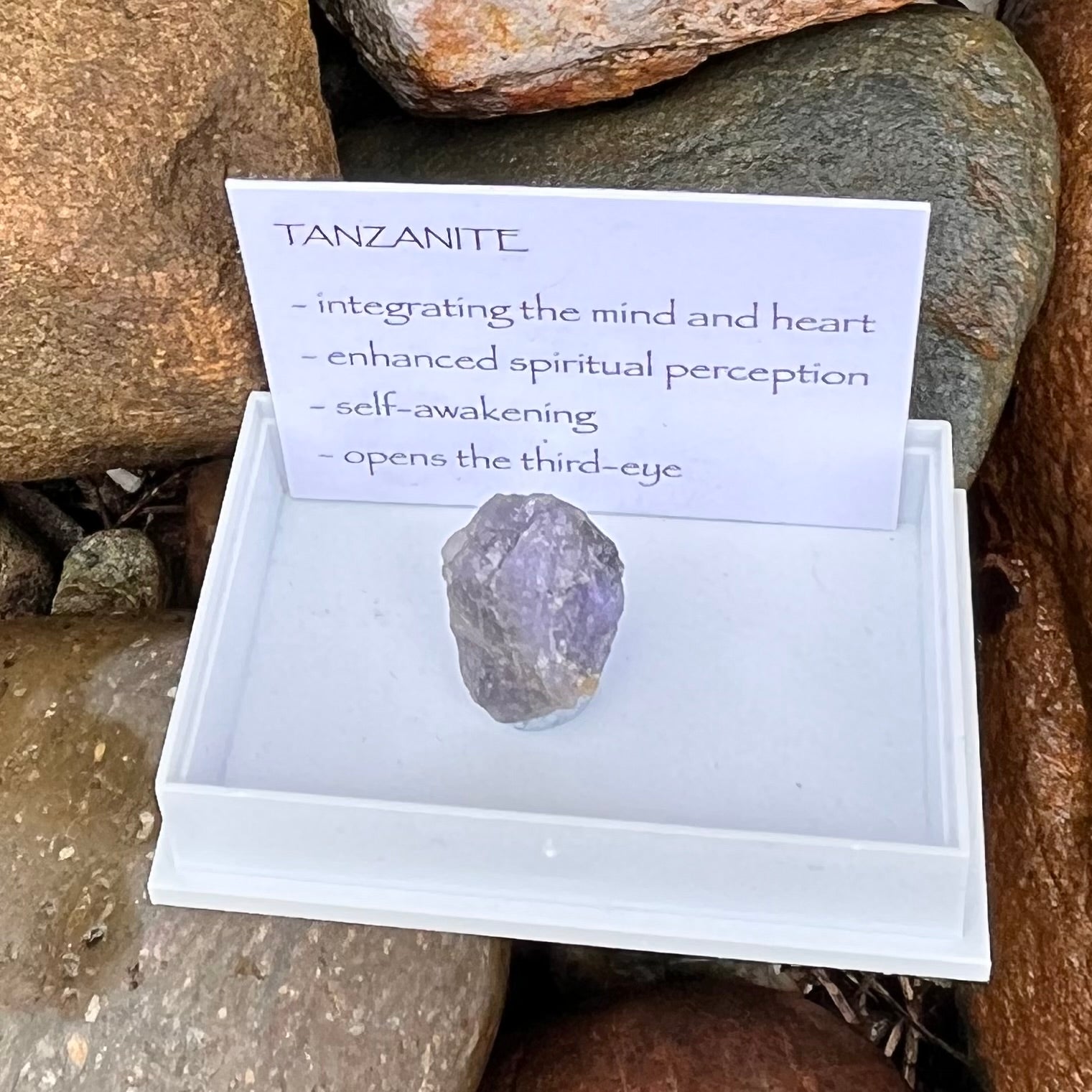 Tanzanite ~ Specialty Boxed Crystal