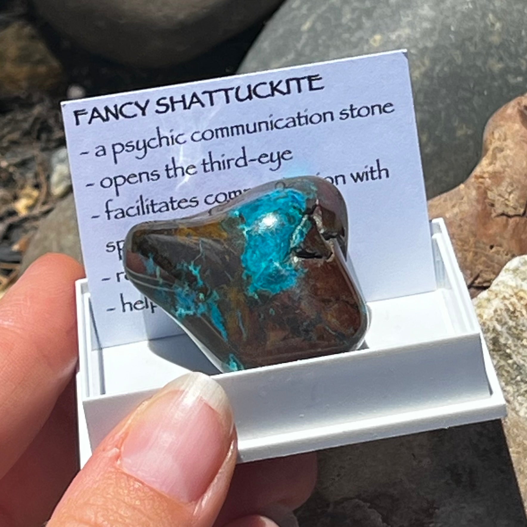 Fancy Shattuckite ~ Specialty Boxed Crystal