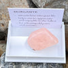 Morganite Tumble ~ Specialty Boxed Crystal