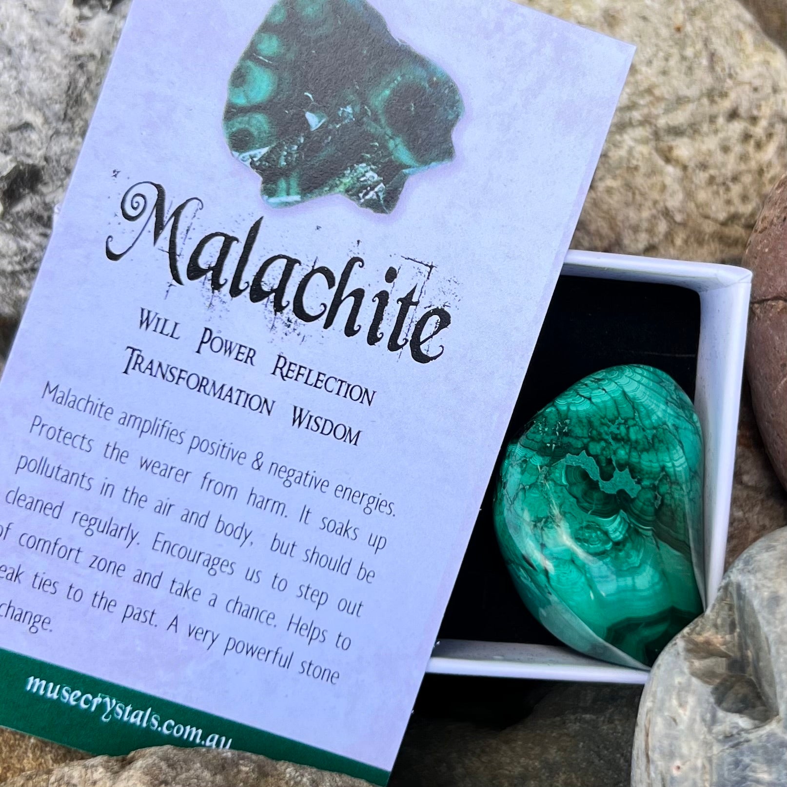 Malachite ~ Specialty Boxed Crystal (1)
