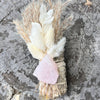 White Sage Botanical Bundle with Flowers &  Rose Quartz