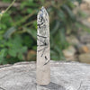 Black Tourmaline in Clear Protective Generator Quartz Tower