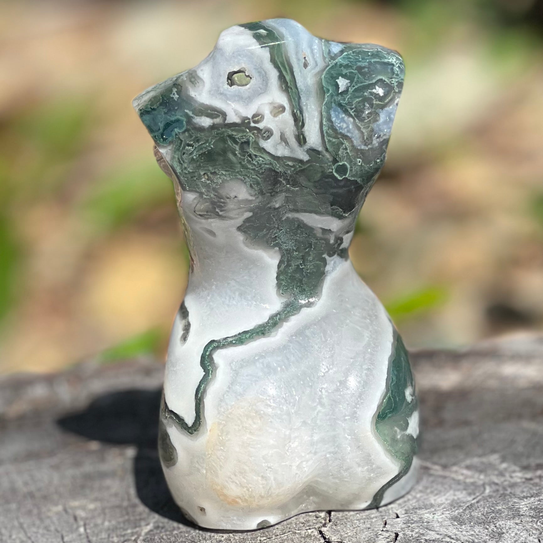 Moss Agate ~ Gaia Goddess ~ Mother Earth (2)