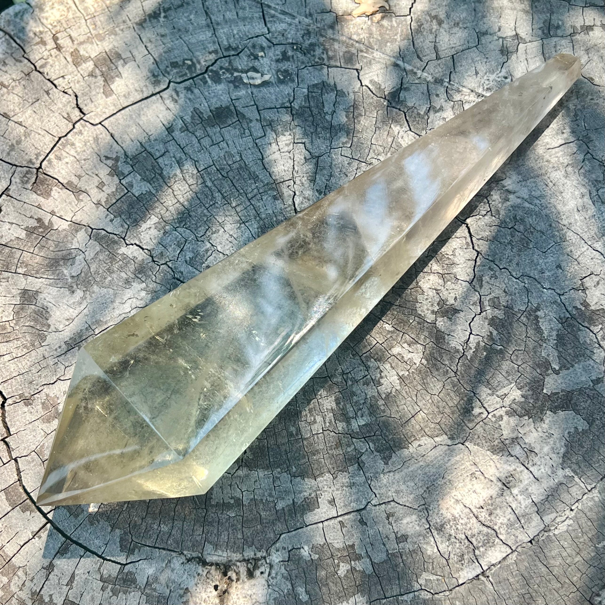 Golden Citrine Crystal Wand