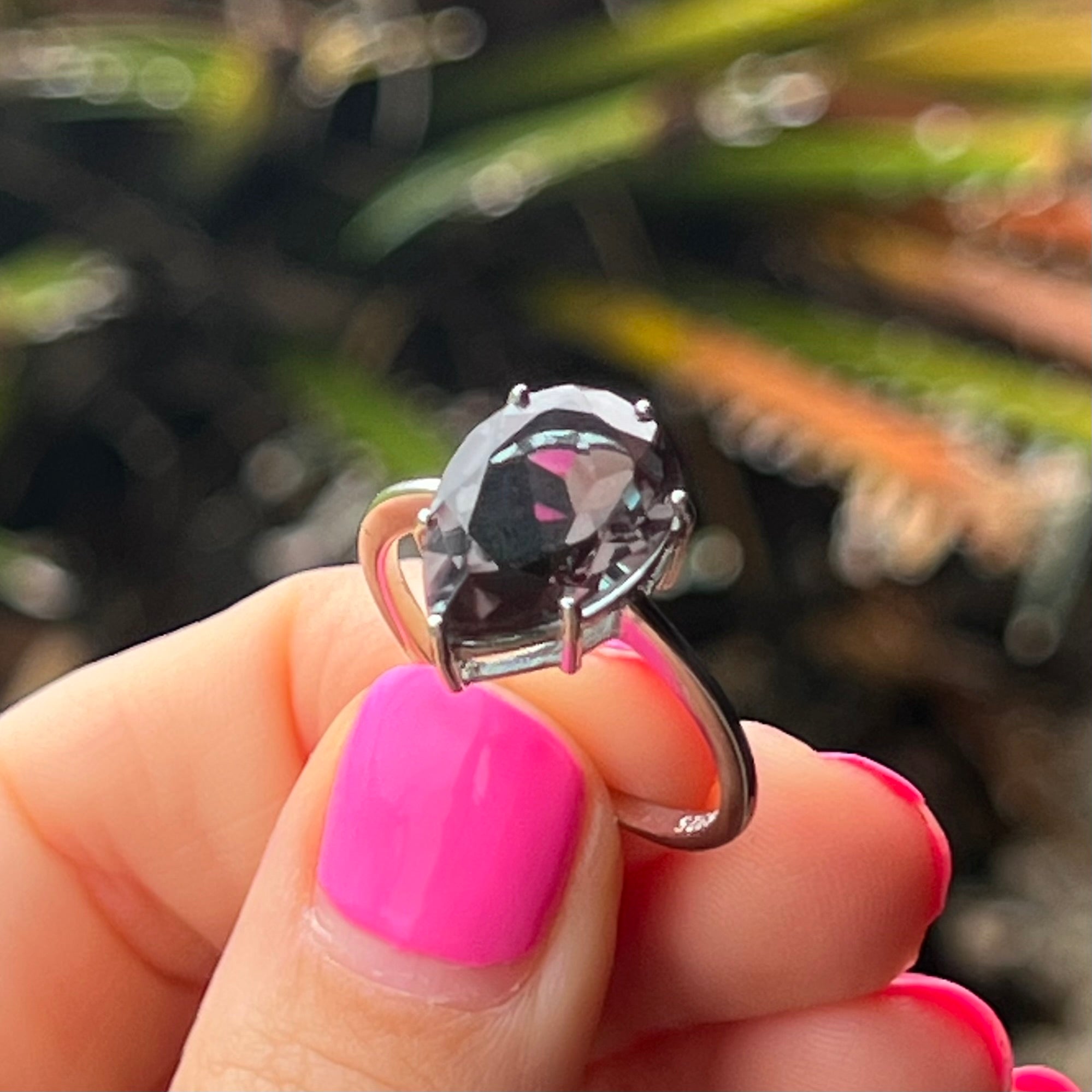 Alexandrite ~ Sterling Silver Ring ~ Size 10