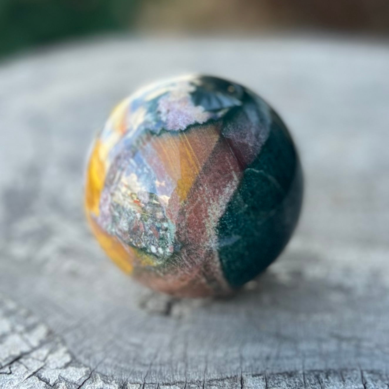 Ocean Jasper Sphere