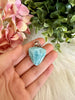 Larimar Triangular 925 Sterling Silver Pendant - Muse Crystals & Mystical Gifts
