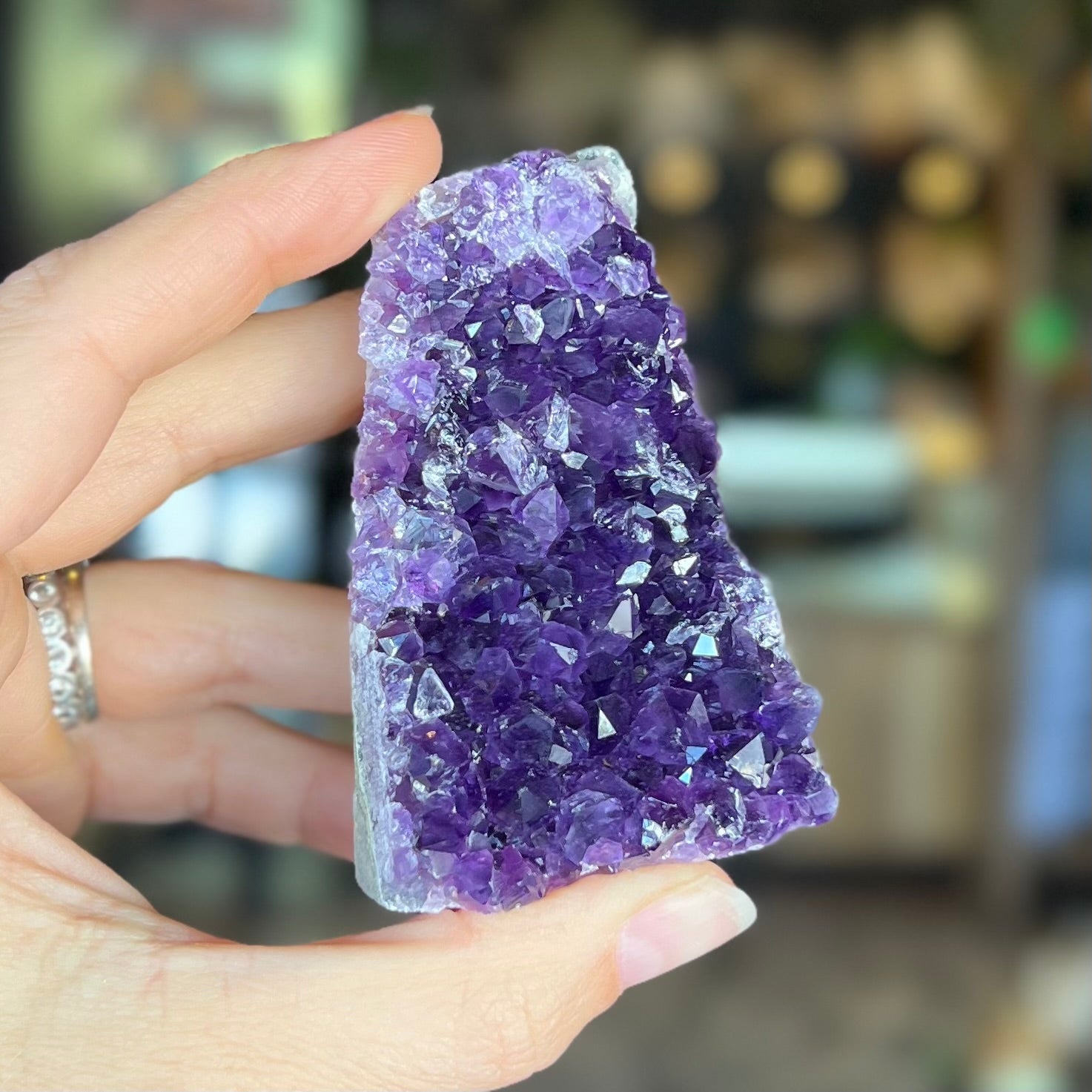 Amethyst Standing Cluster