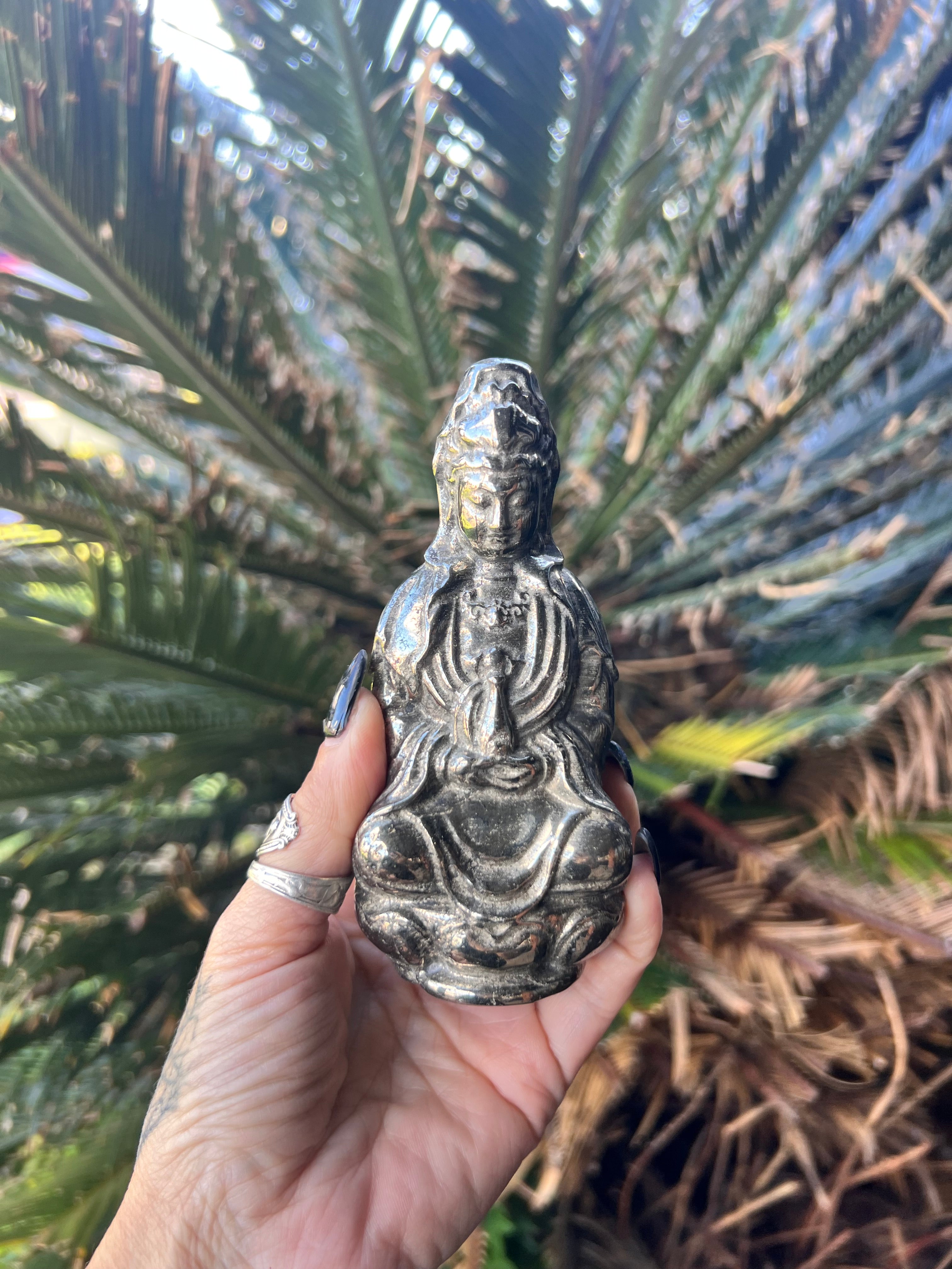 Quin Yan ~ Pyrite Prosperity Carving