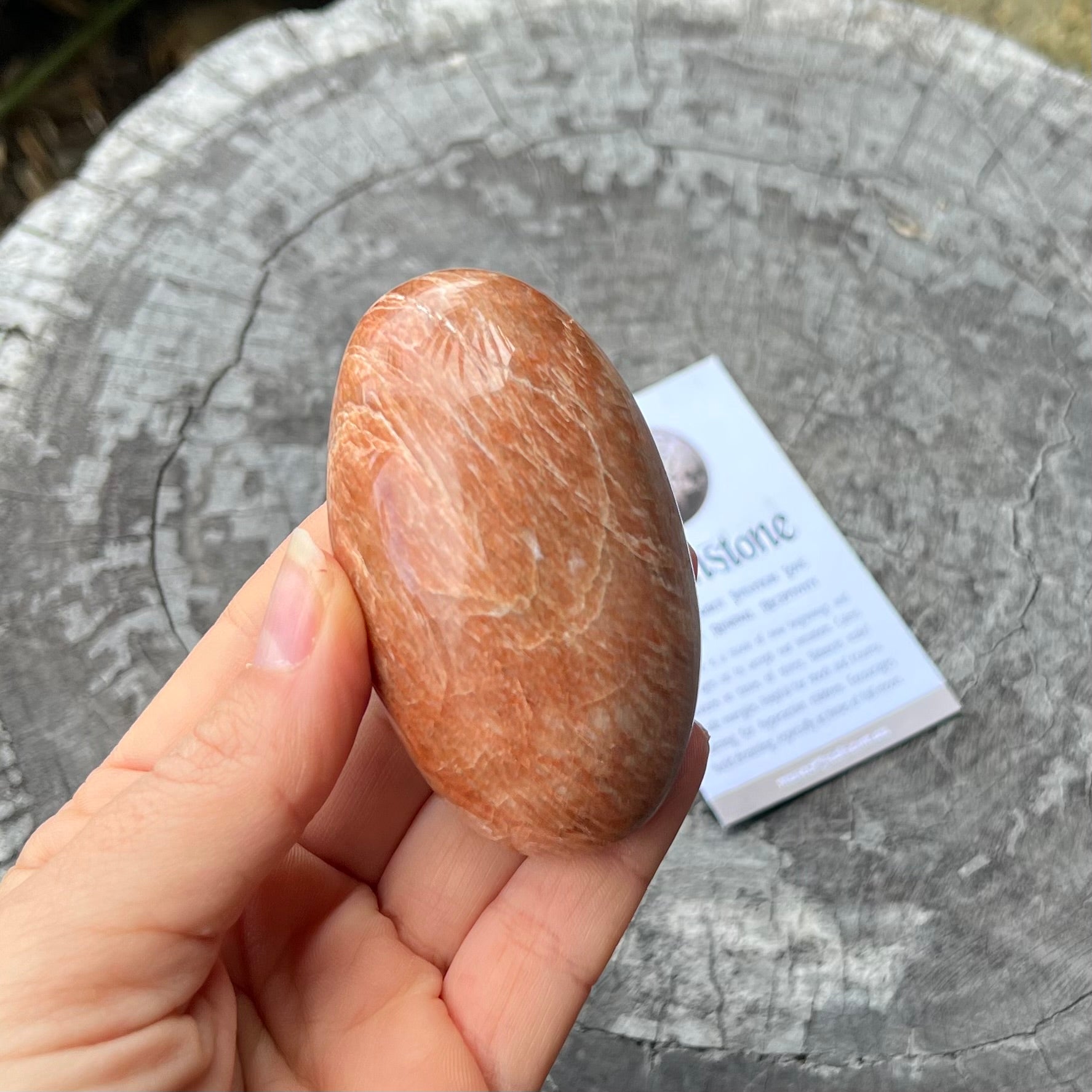 Peach Moonstone Stone