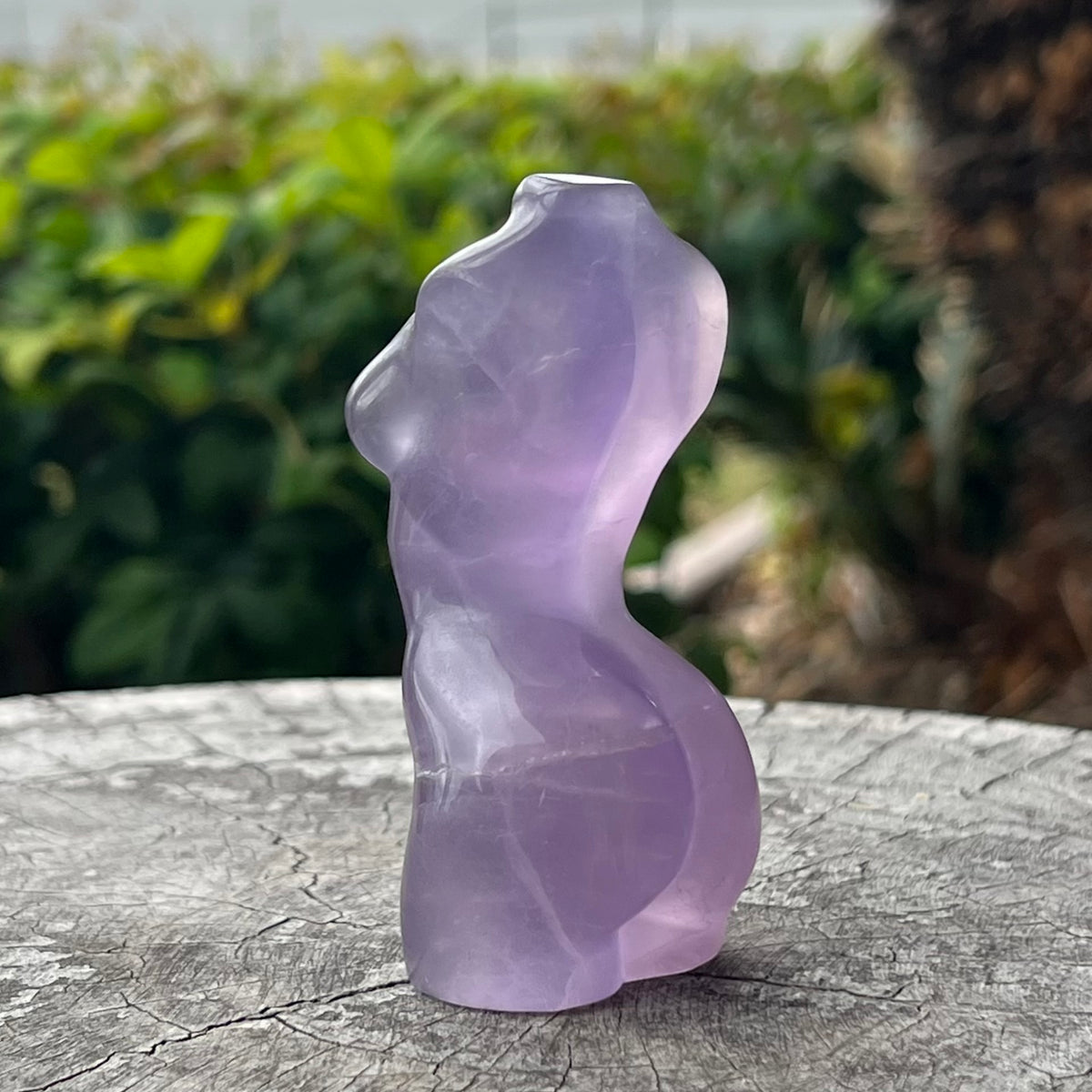 SALE ~ Purple Fluorite ~ Lady Body Carving