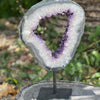 Amethyst Portal on Metal Stand