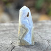 Blue Lace Agate Tower