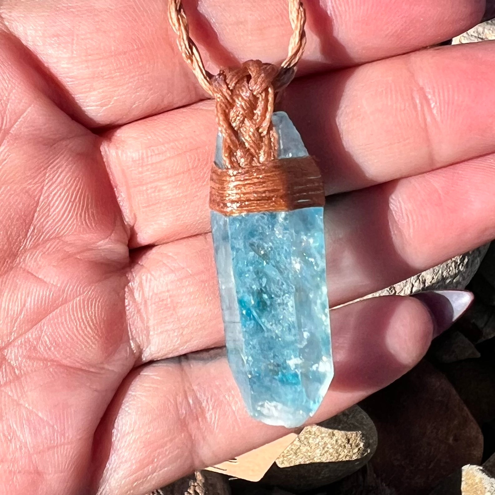 Muse Medicine ~ Blue Aqua Aura Calming ~ Talisman