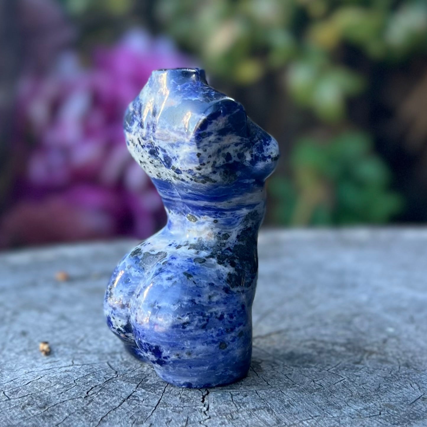 Sodalite Woman Lady Body Carving ~ 2