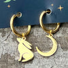 Midnight Hare Lucky ~ Earrings