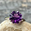 Amethyst Sterling Silver Ring ~ 9