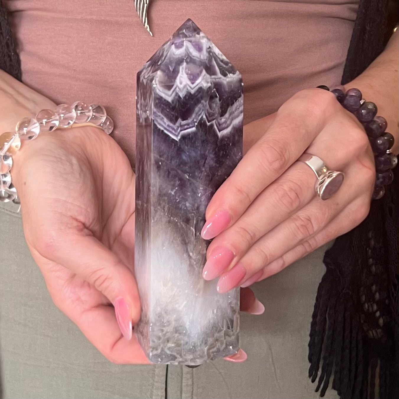 Chevron Amethyst Tower