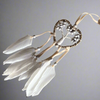 Boho Heart Tree of Life White Catcher