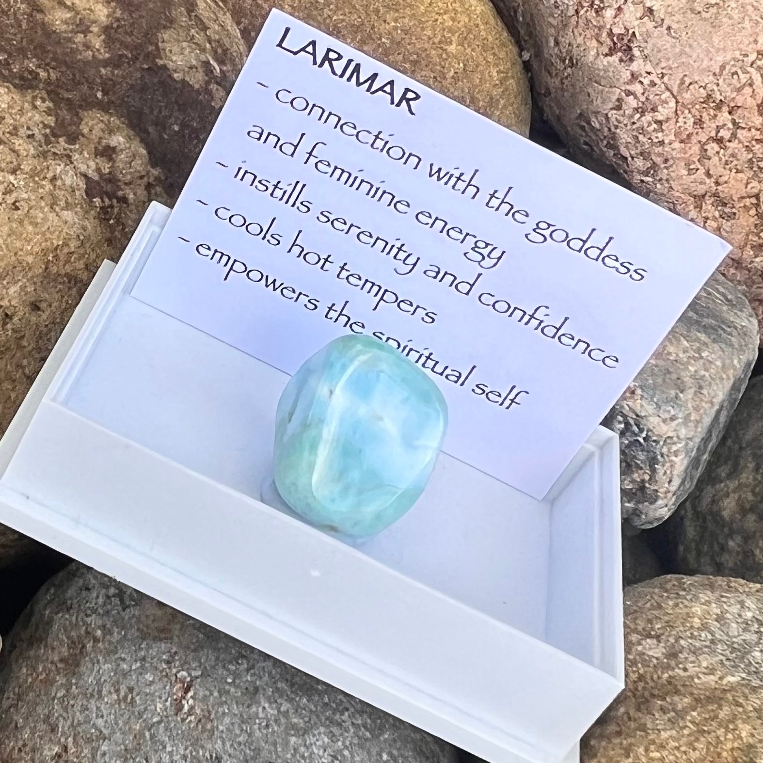 Larimar ~ Specialty Boxed Crystal