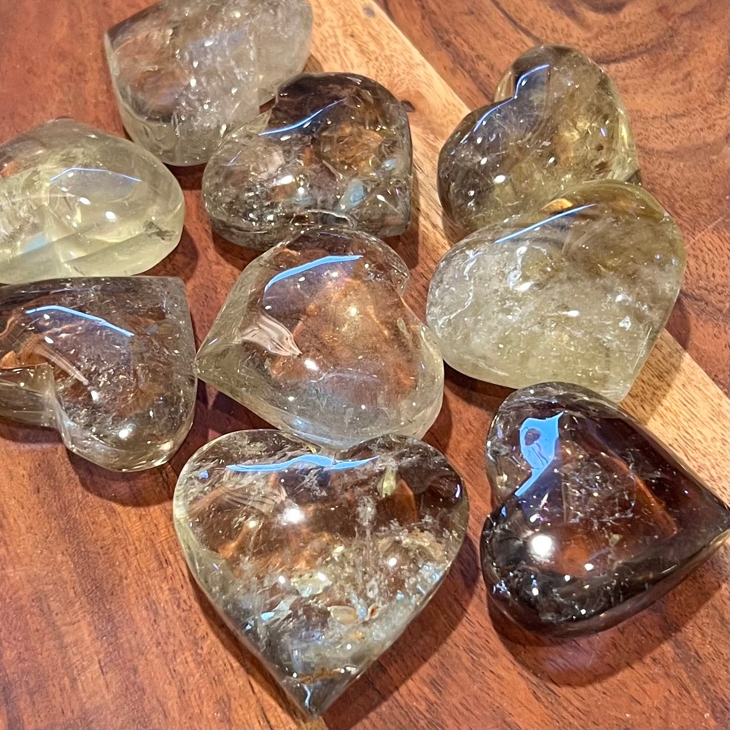 Lots of Love ~ Big Citrine Heart