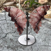 Fire Quartz Butterfly Carving