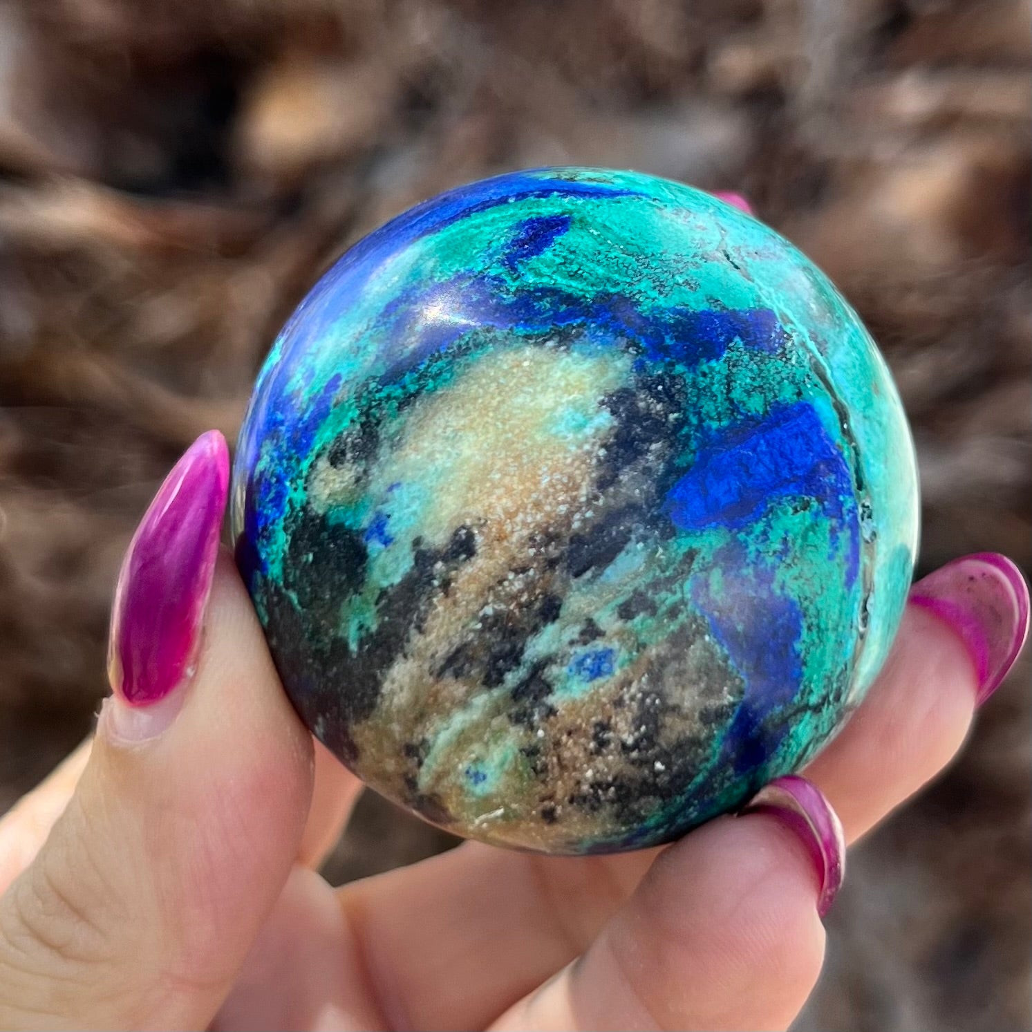 Azurite Sphere