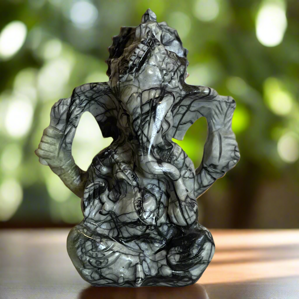 Afghanistan Jade Ganesh Carving