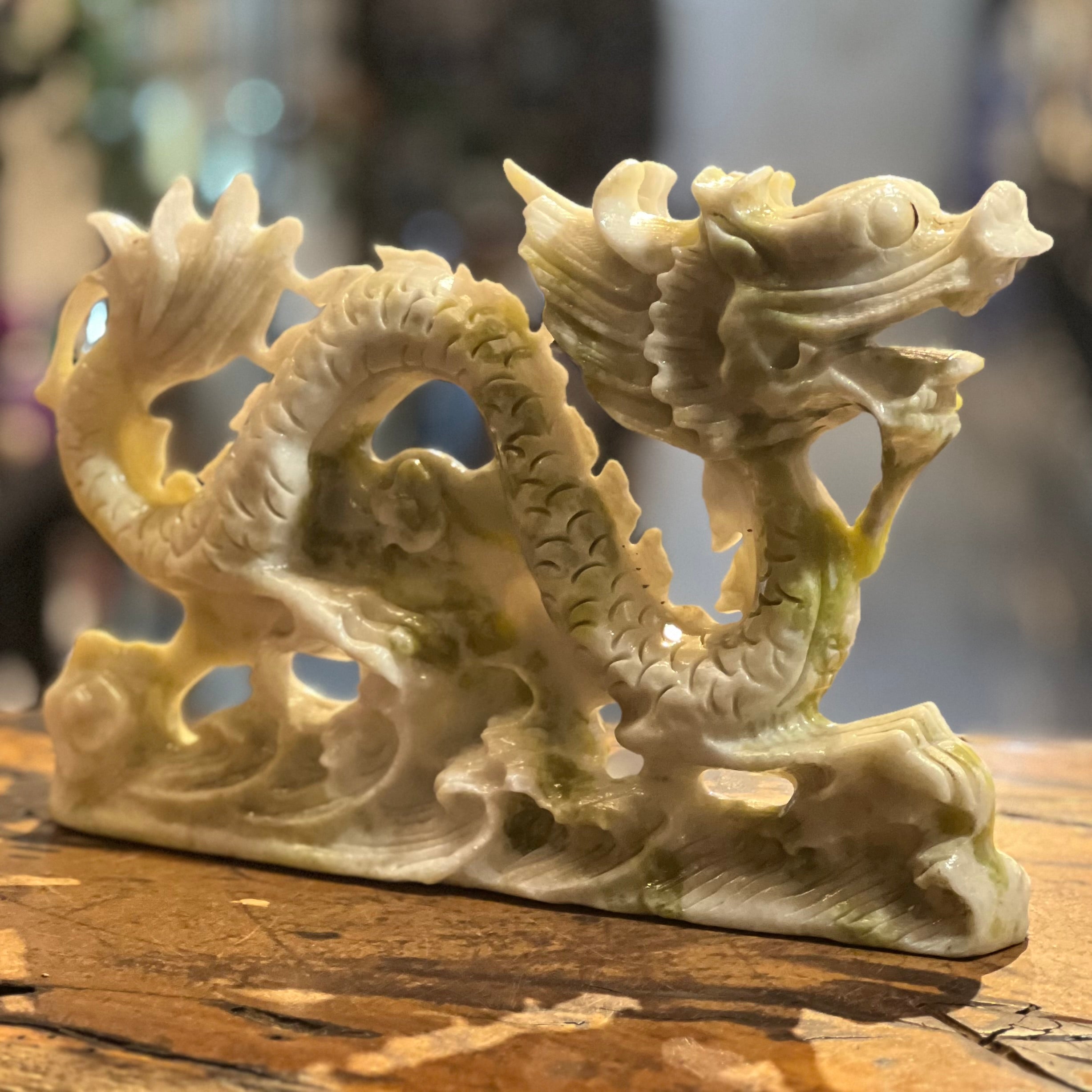 New Jade Dragon Carving