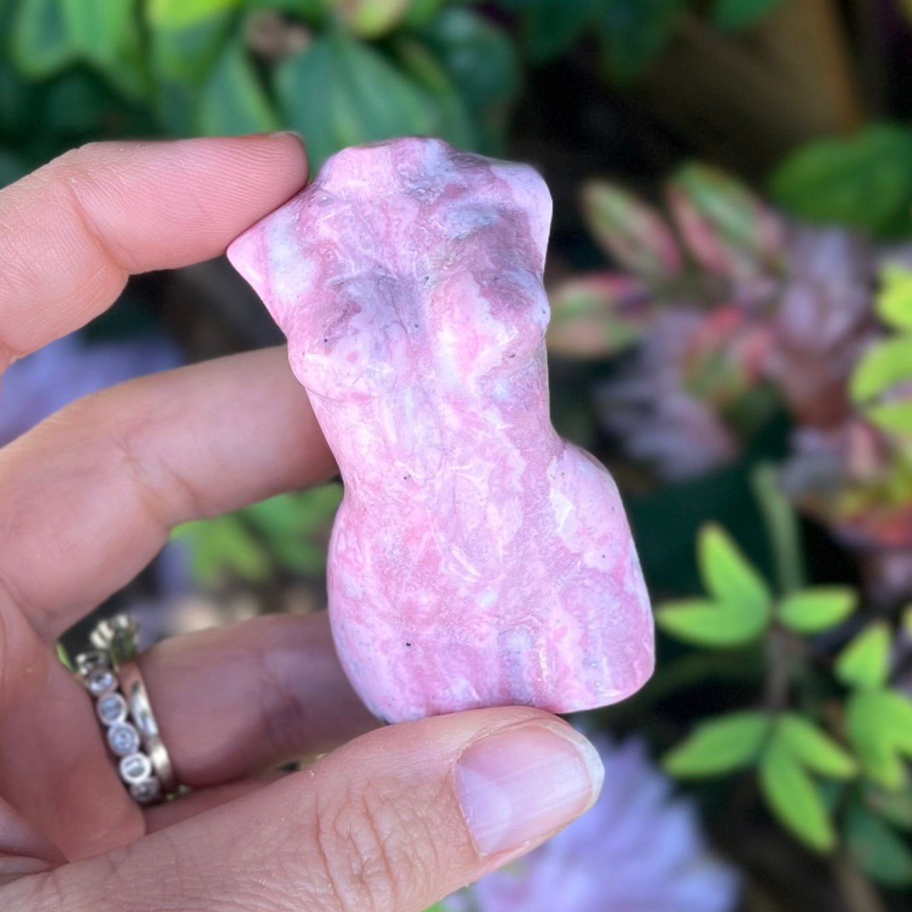 Pink Opal ~ Lady Body Carving ~ 3