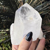 Clear Quartz Semi Raw Point