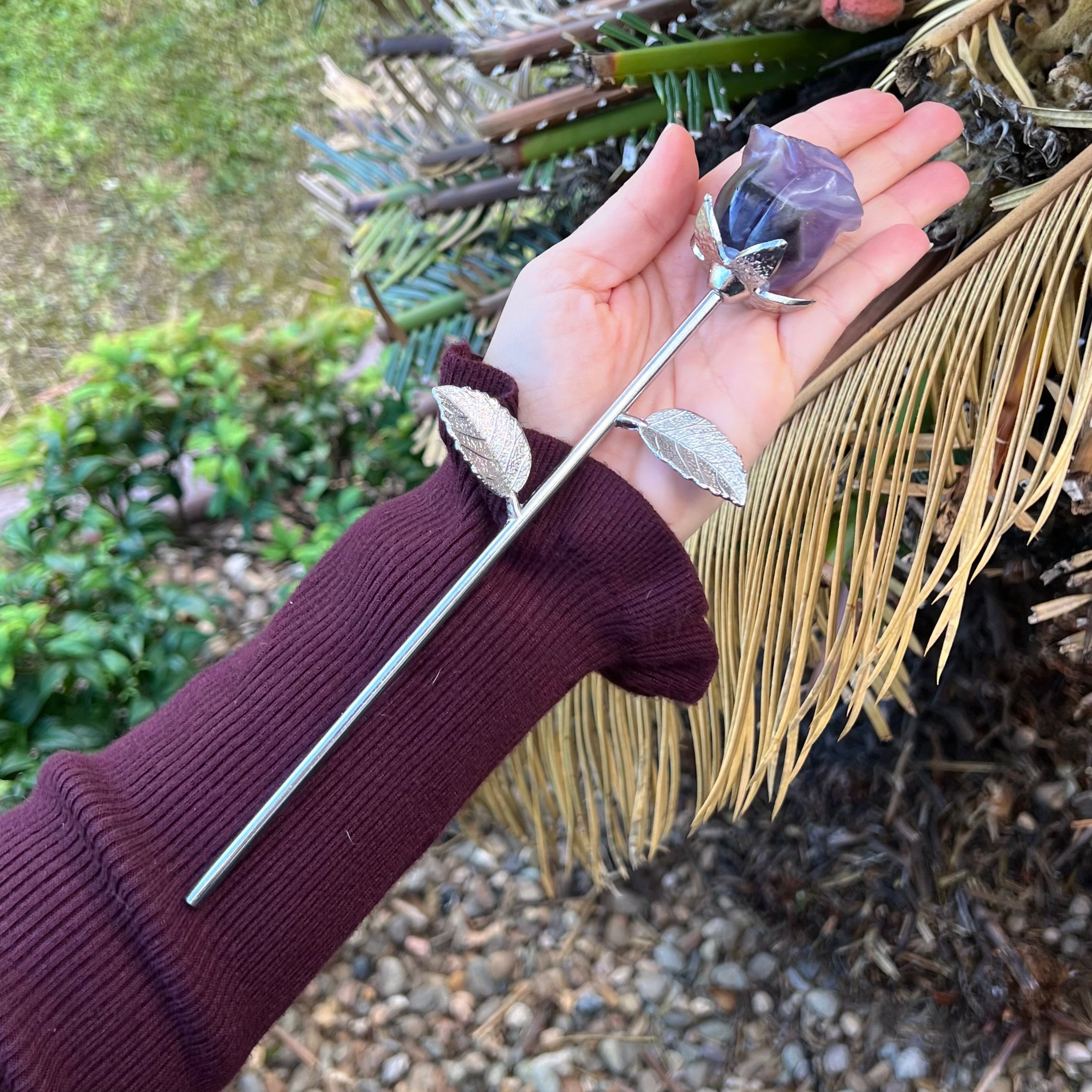 Amethyst Everlasting Rose