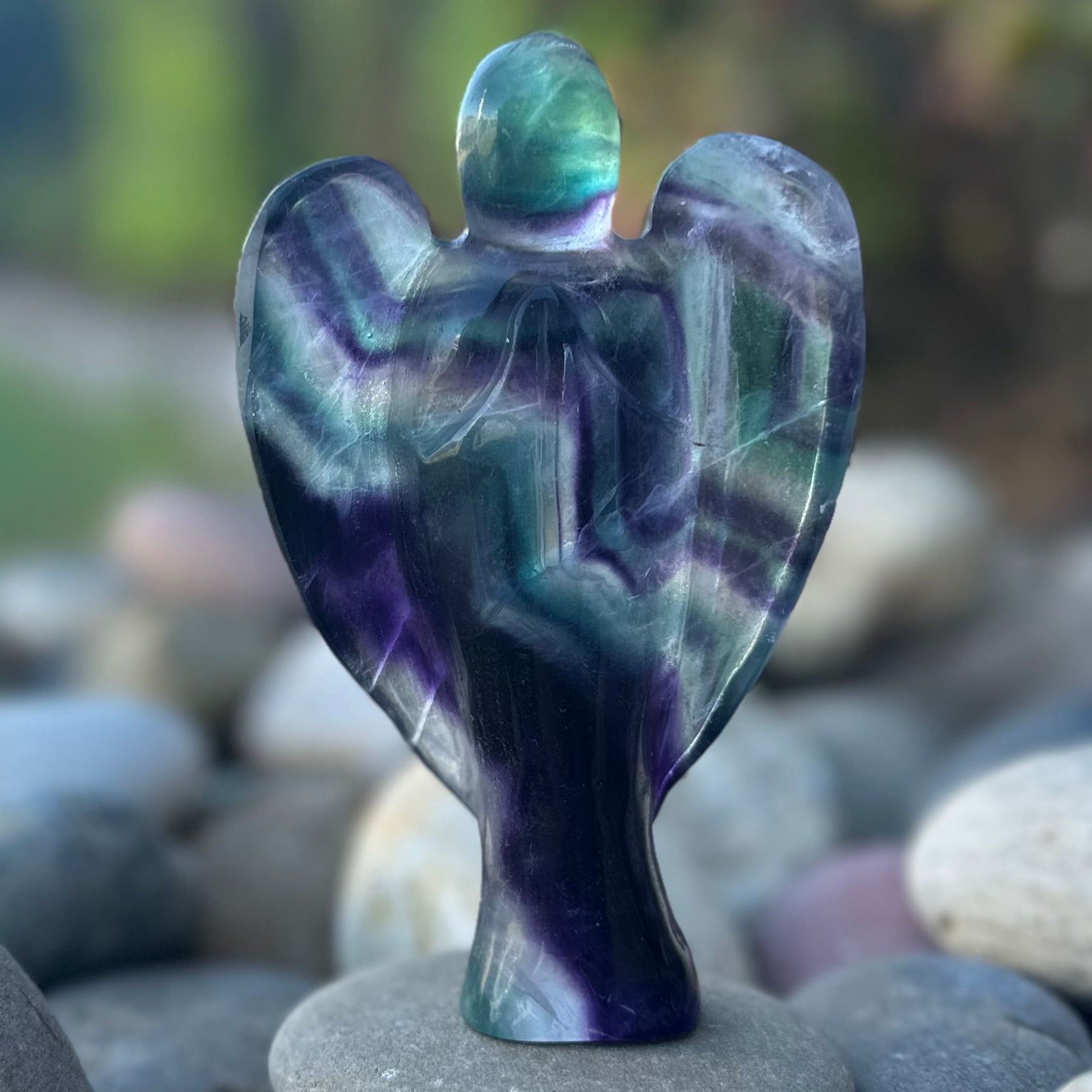 Rainbow Flourite ~ Angel