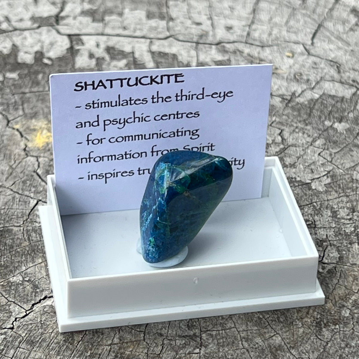 Shattuckite ~ Specialty Boxed Crystal