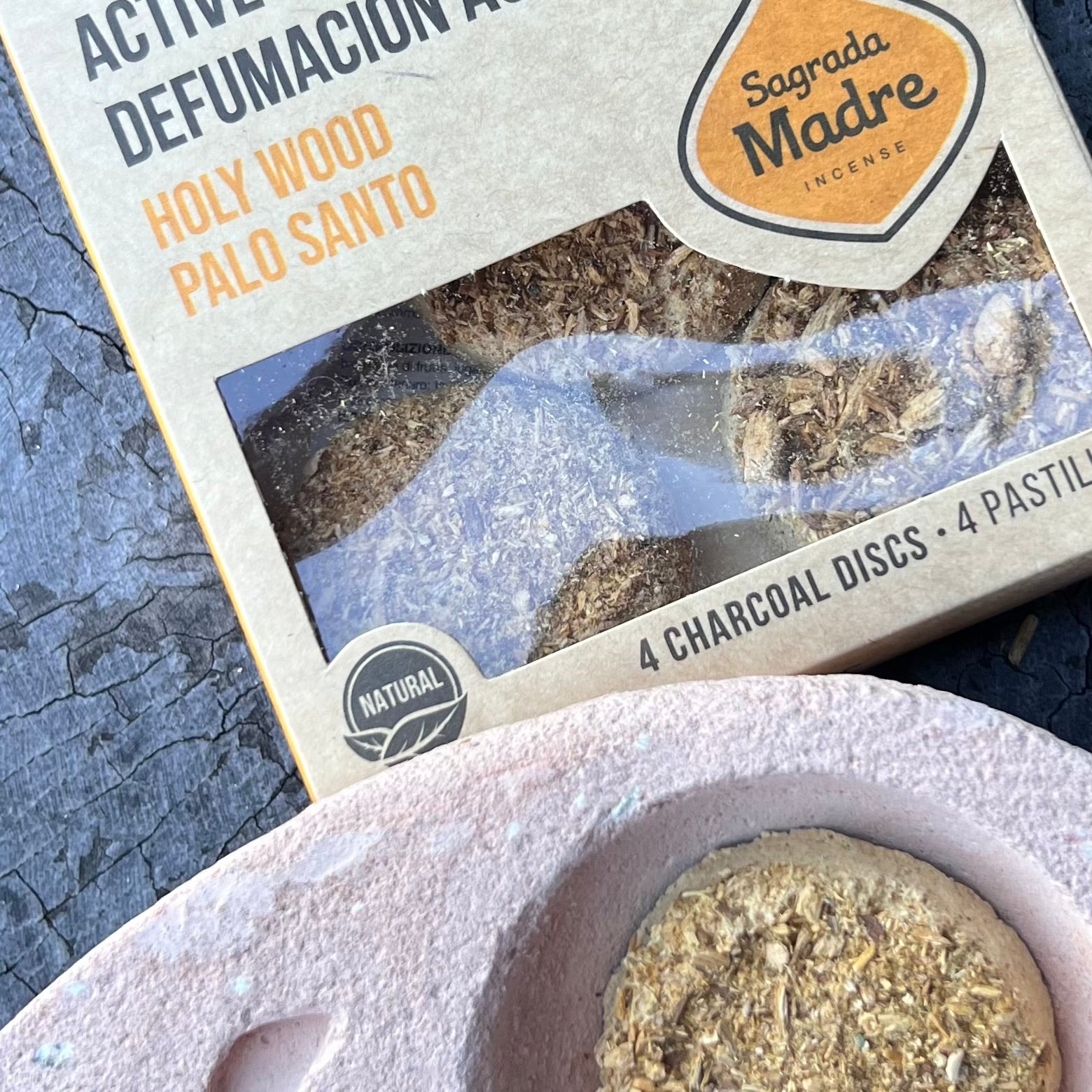 Palo Santo Charcoal Smudge Bomb Discs