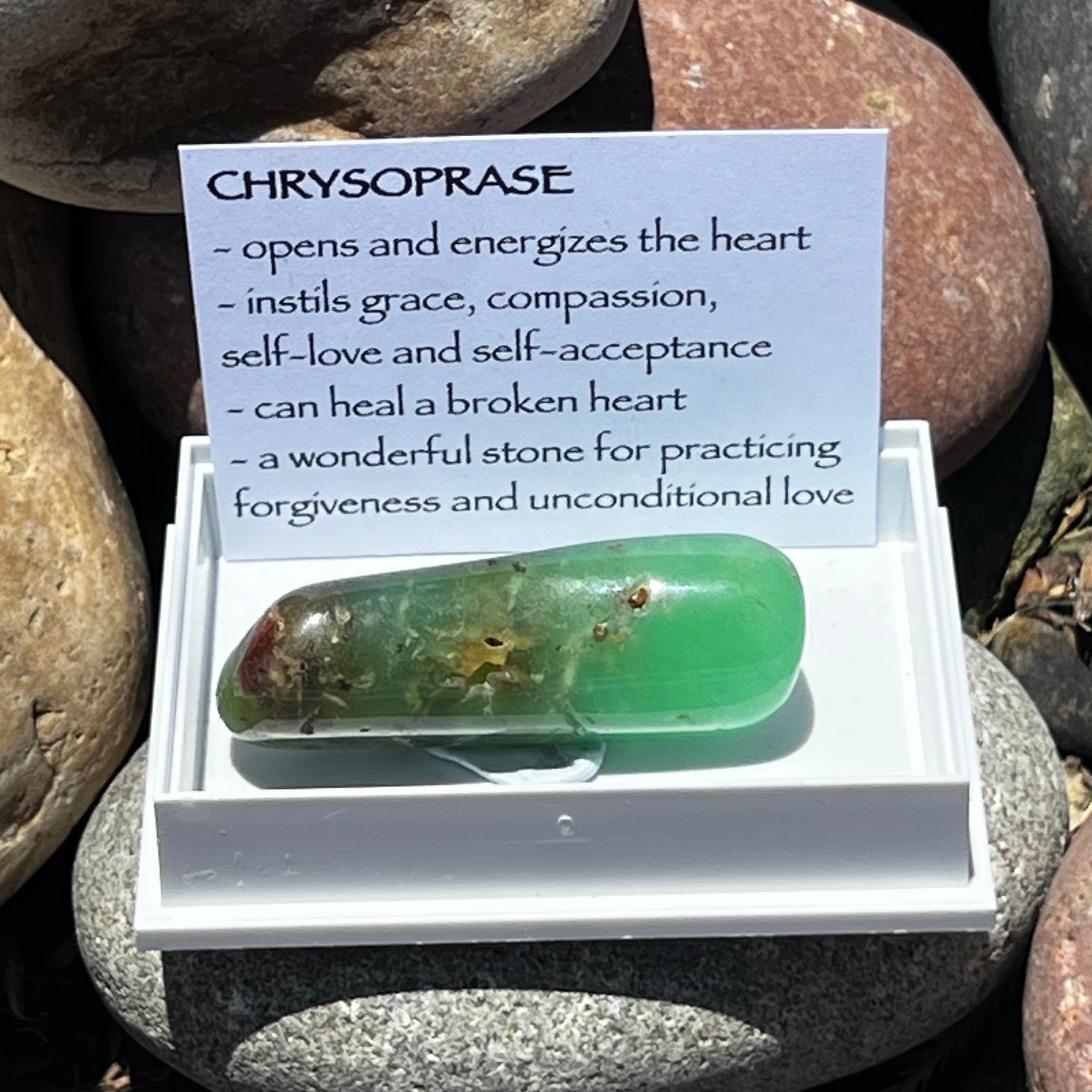 Chrysoprase ~ Specialty Boxed Crystal