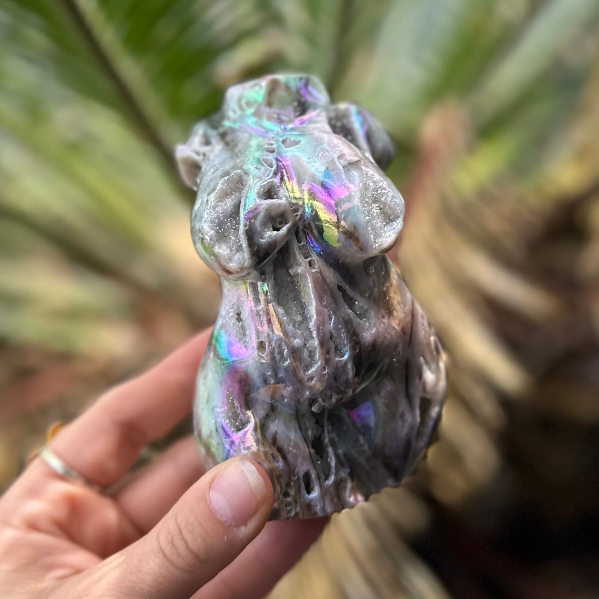 Electroplated Sphalerite
 ~ Lady Body Carving