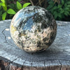 Mica and Prehnite Sphere