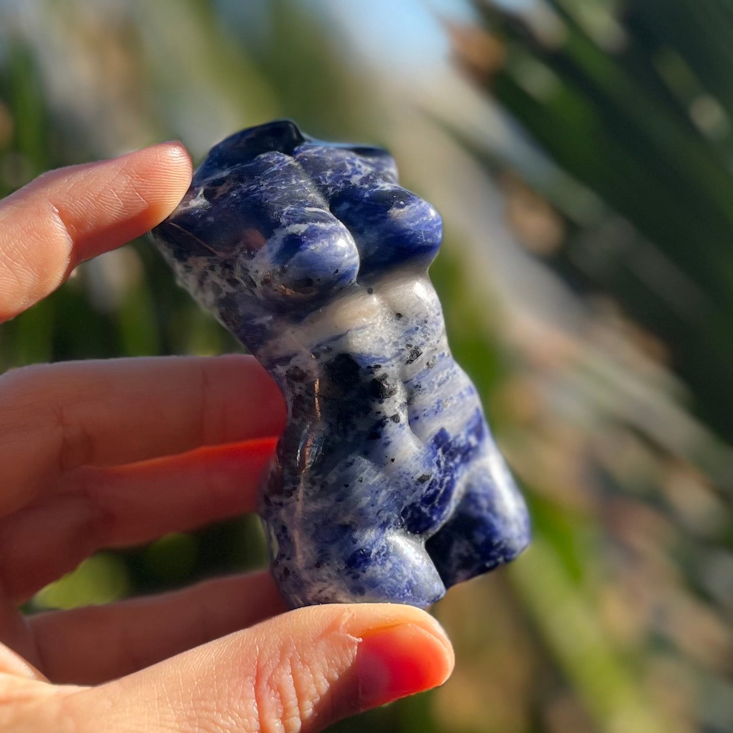 Sodalite Woman Lady Body Carving ~ 2