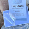 Clear Quartz Double Terminator ~ Specialty Boxed Crystal (2)